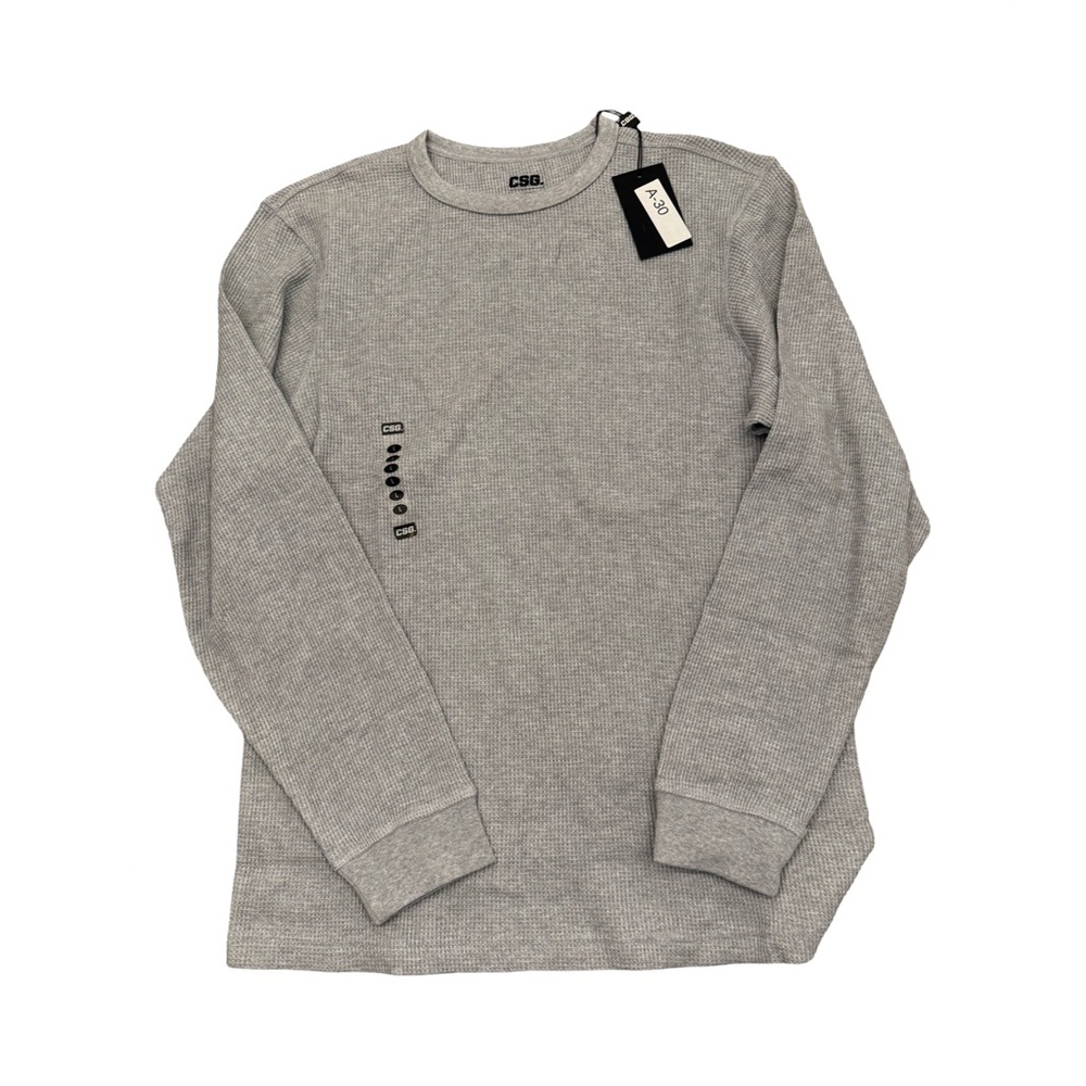 CSG Grey Long Sleeve Thermal Shirt NWT Size L